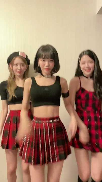 220728 LE SSERAFIM SAKURA, CHAEWON & EUNCHAE 'Suki Suki Dance' Tiktok update