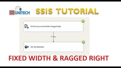 How to Load Fixed Width Text File to SQL Server in SSIS | fixed width file to sql | SSIS Part 05