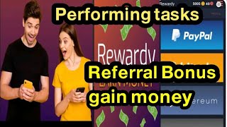 Application features Rewardy Earn Money online screenshot 3