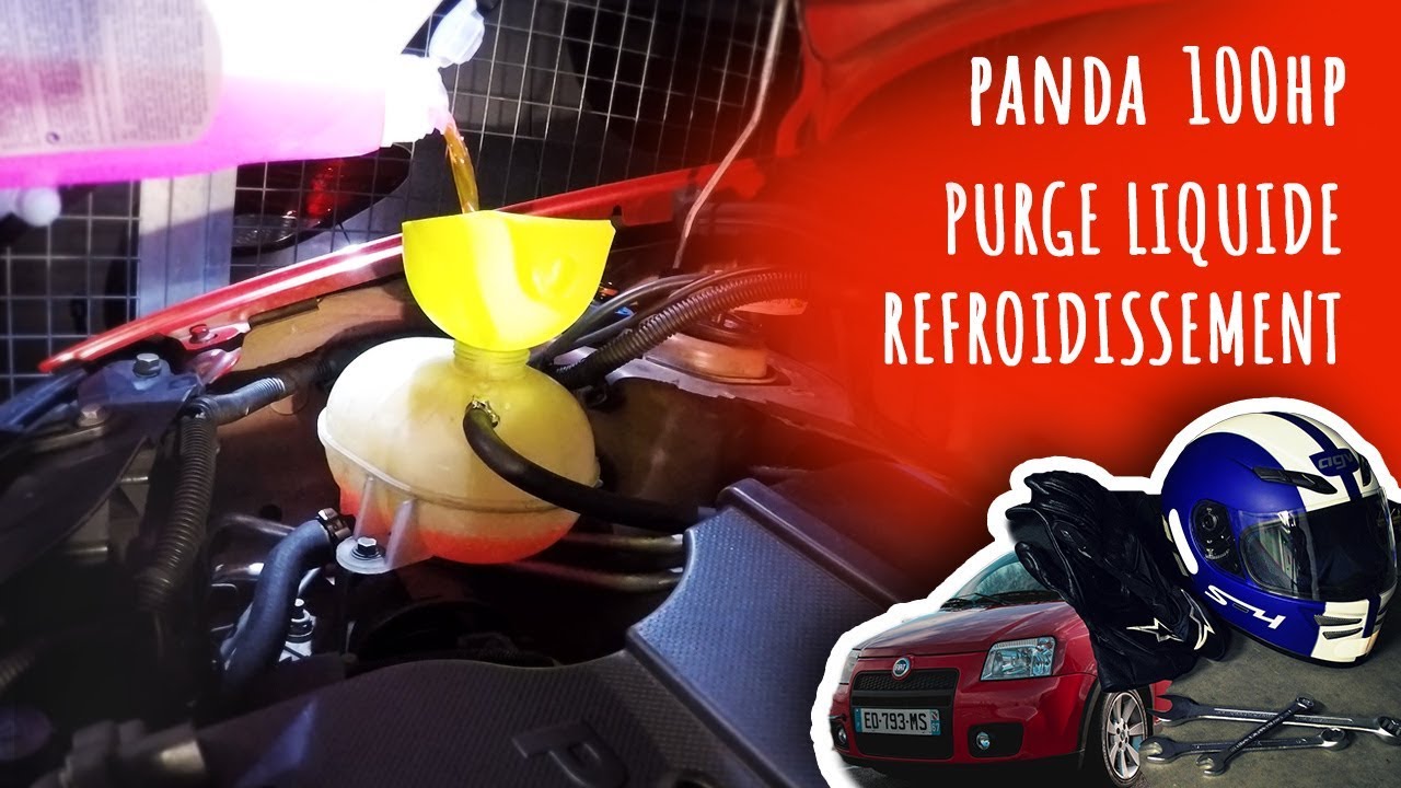 Purge liquide refroidissement : Fiat Panda 100HP 