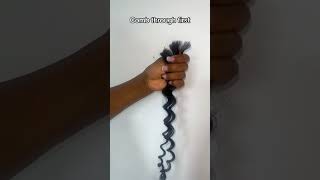How to prep human hair for boho knotless braids ✨ #braids #bohobraids #shortsvideo #shorts