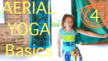 Aerial Basic Postures 4 Aerial Yoga Tutorial | The Yoga Beat