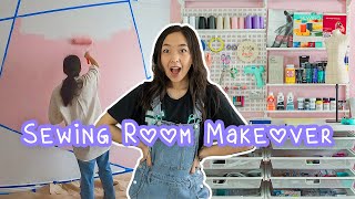 I TRANSFORMED MY SEWING STUDIO | Sewing Room Tour @coolirpa