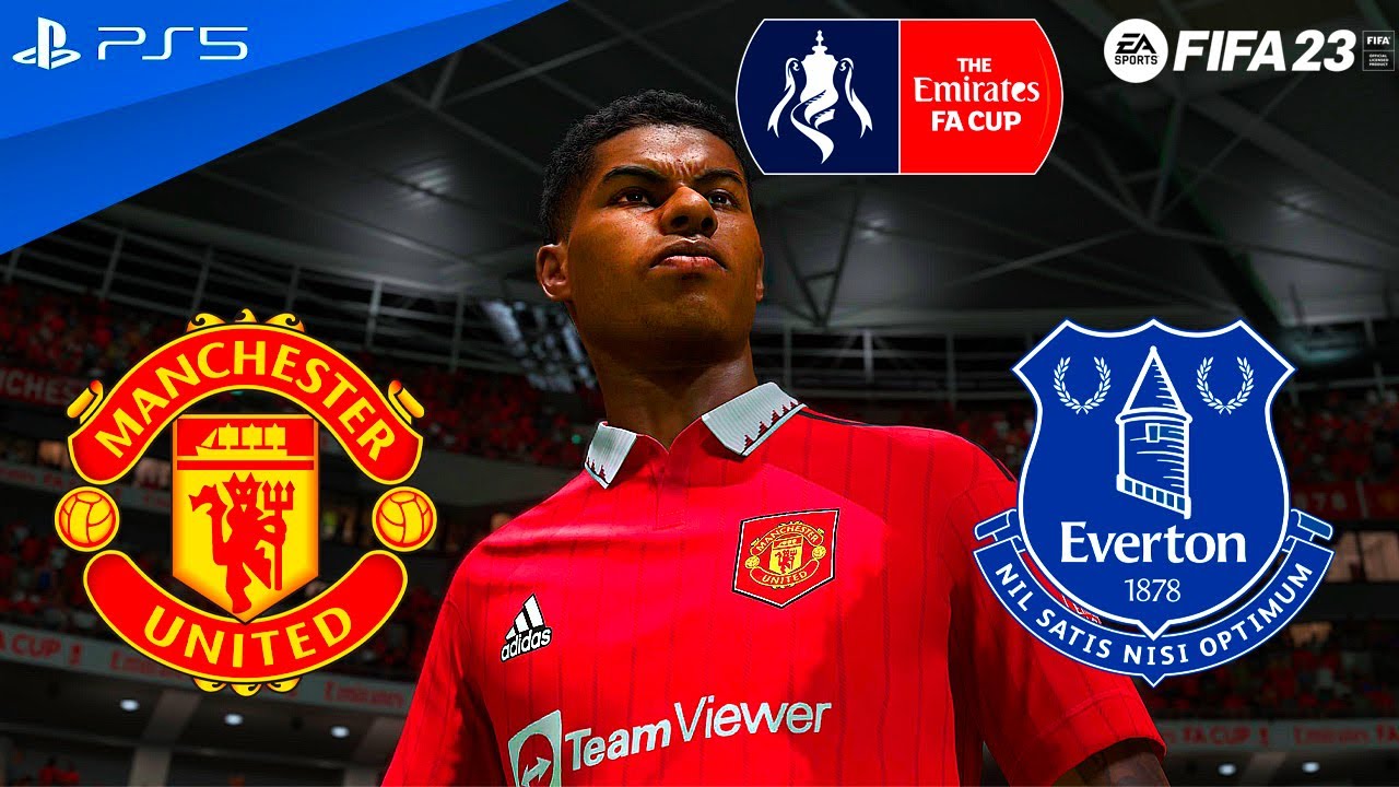 FIFA 23 | Manchester United vs Everton - The FA Cup Final - PS5