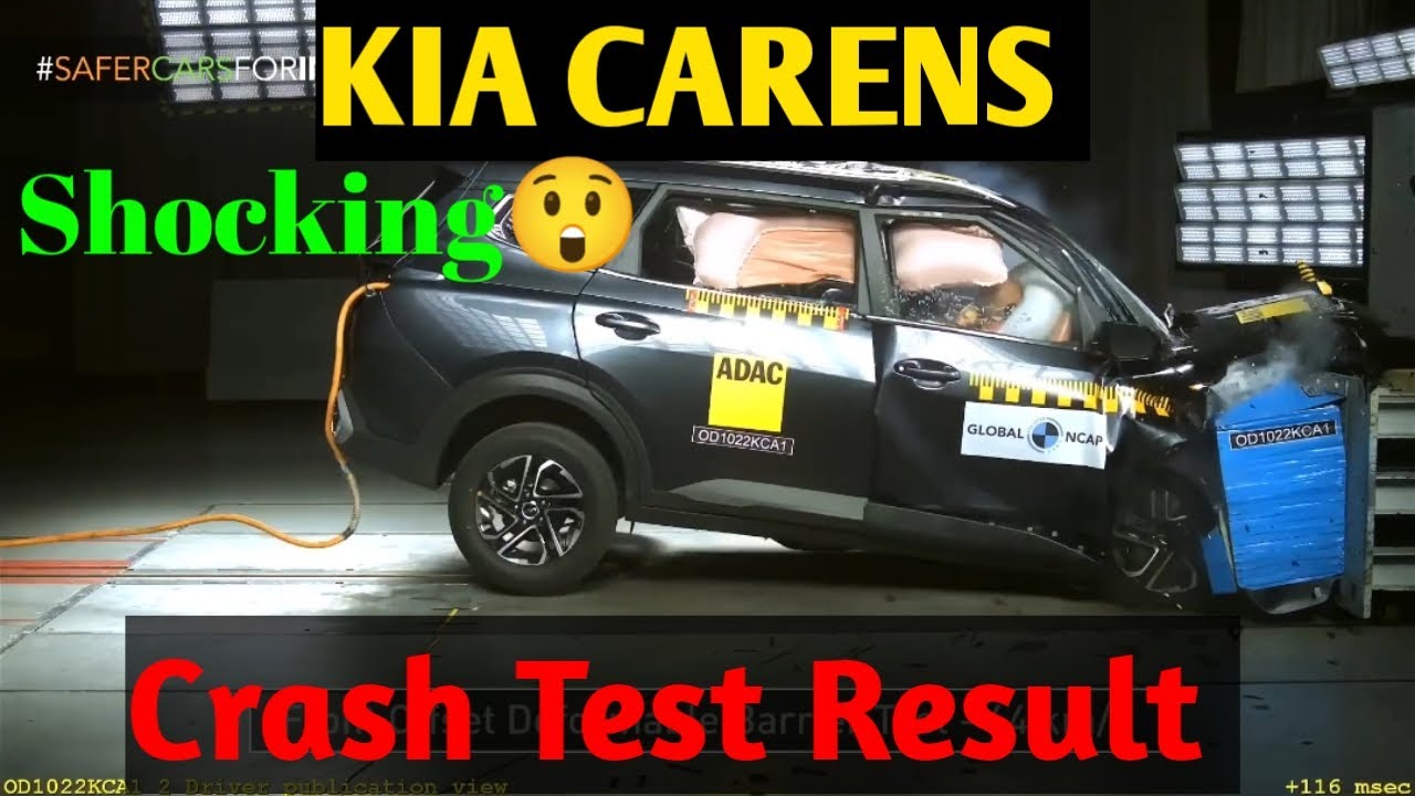 Shocking😲 Kia Carens Crash Test Result Out Global Ncap Kia Carens