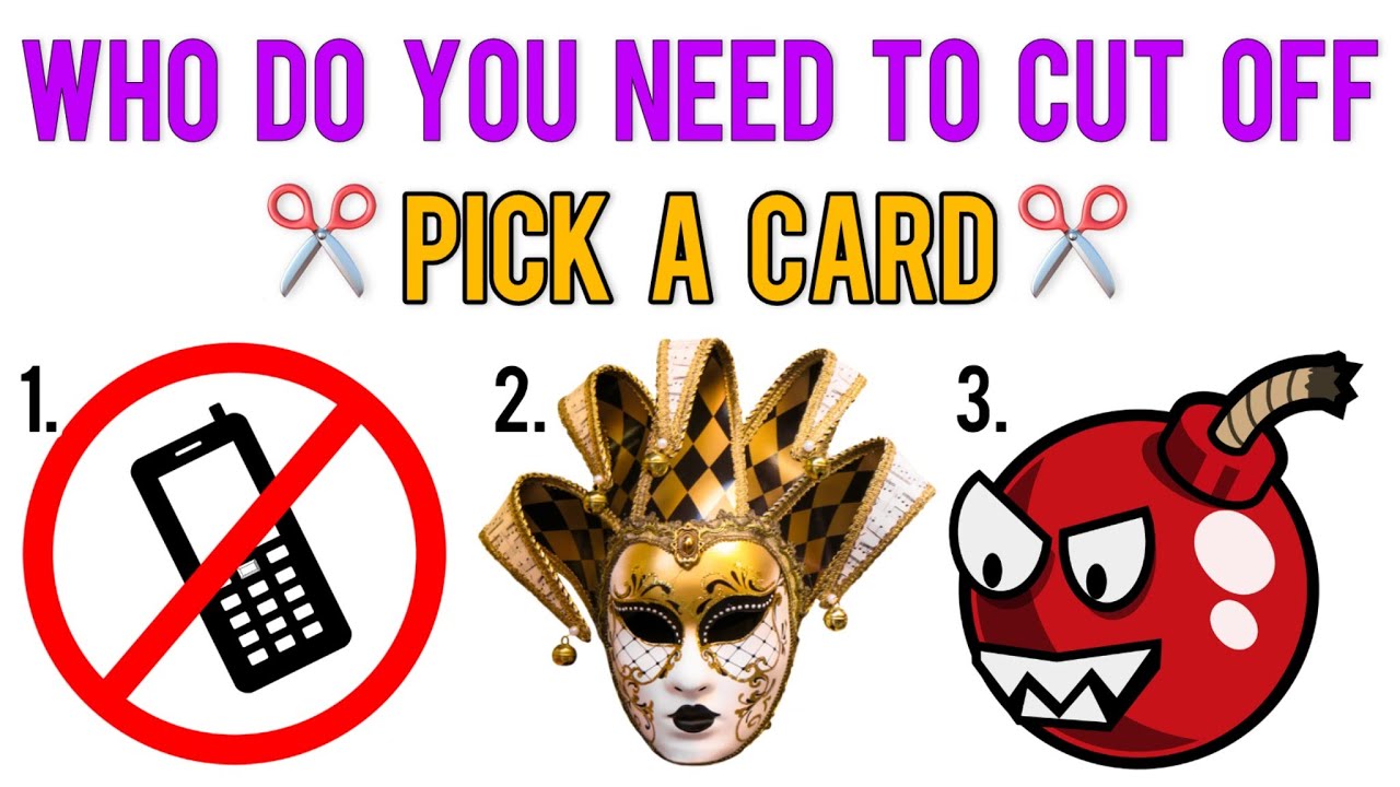 😱WHO DO YOU NEED TO CUT OFF?✂️✨🔮Pick A Card Reading🔮Timeless Tarot Reading