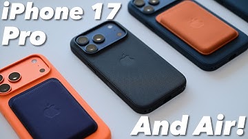Hands-on met de iPhone 17 Pro en iPhone 17 Air!