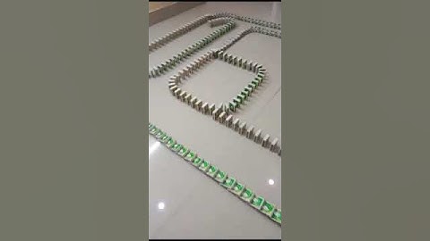 i build the matchbox domino part 165. #shorts #ooocratfs