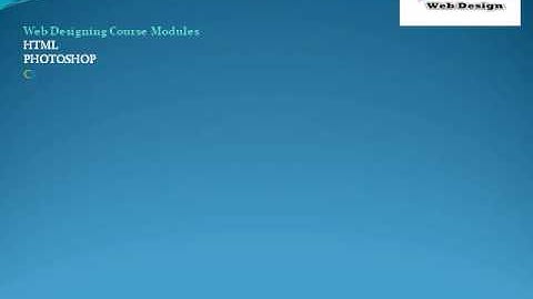 Web Designing - Course, Training, Institute in Janakpuri, Dwarka, Uttam Nagar