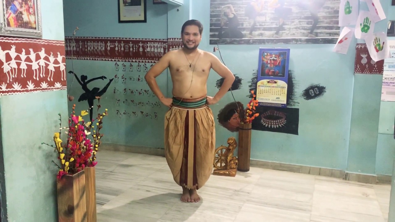 ODISSI DANCE BASIC || CHOUKA STEPPING 6 || SASWAT JOSHI - YouTube