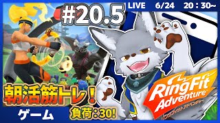 筋トレで敵を倒して進んでいけ！　負荷30 + 初期装備縛り+250gウェイト有  #20.5【リングフィット アドベンチャー】