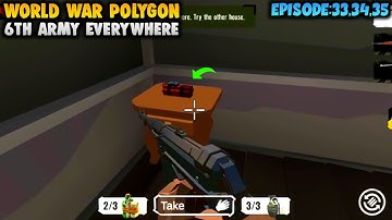 World War Polygon - 6Th Army Everywhere War | Android (iOS) Gameplay Episode - 33,34,35 | G.G