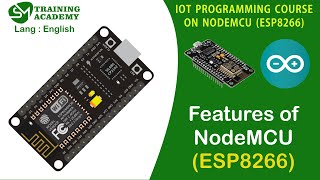 Features of NodeMCU (ESP8266) Explained Clearly | English