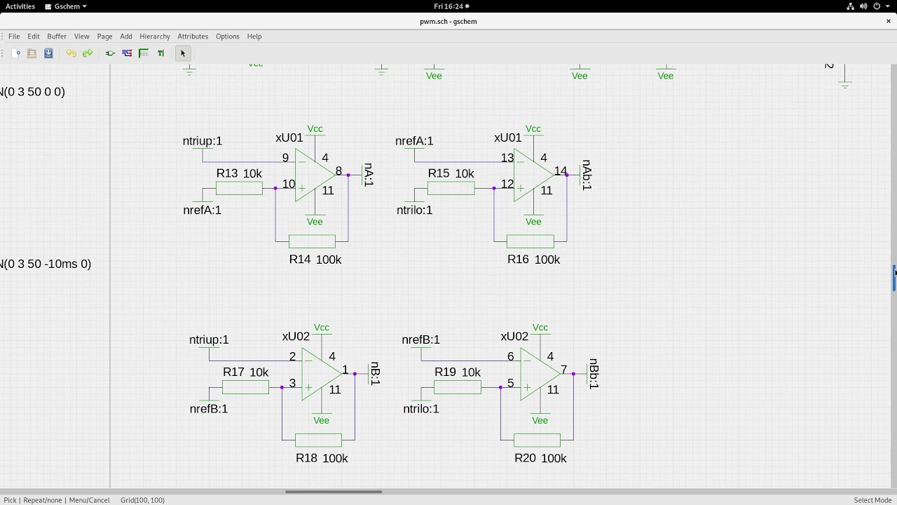 Lec 44 NgSpice simulation of single phase PWM - YouTube