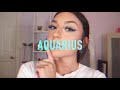 Makeup Inspired by Your Zodiac Sign...spilling the REAL TEA//Aquarius
