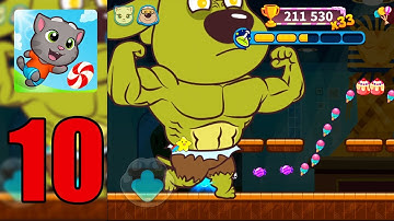 Talking Tom Candy Run | Gameplay Walkthrough Part 10 (iOS, Android)