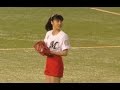 土屋太鳳さんノーバン始球式 カワイイッ♥♥♥千葉ロッテマリーンズ開幕戦始球式 可愛すぎて惚れる Japanese actress