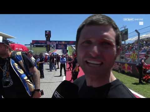 The Greatest MotoGP Grid Interview Ever Guy Martin Goes Crazy At COTA