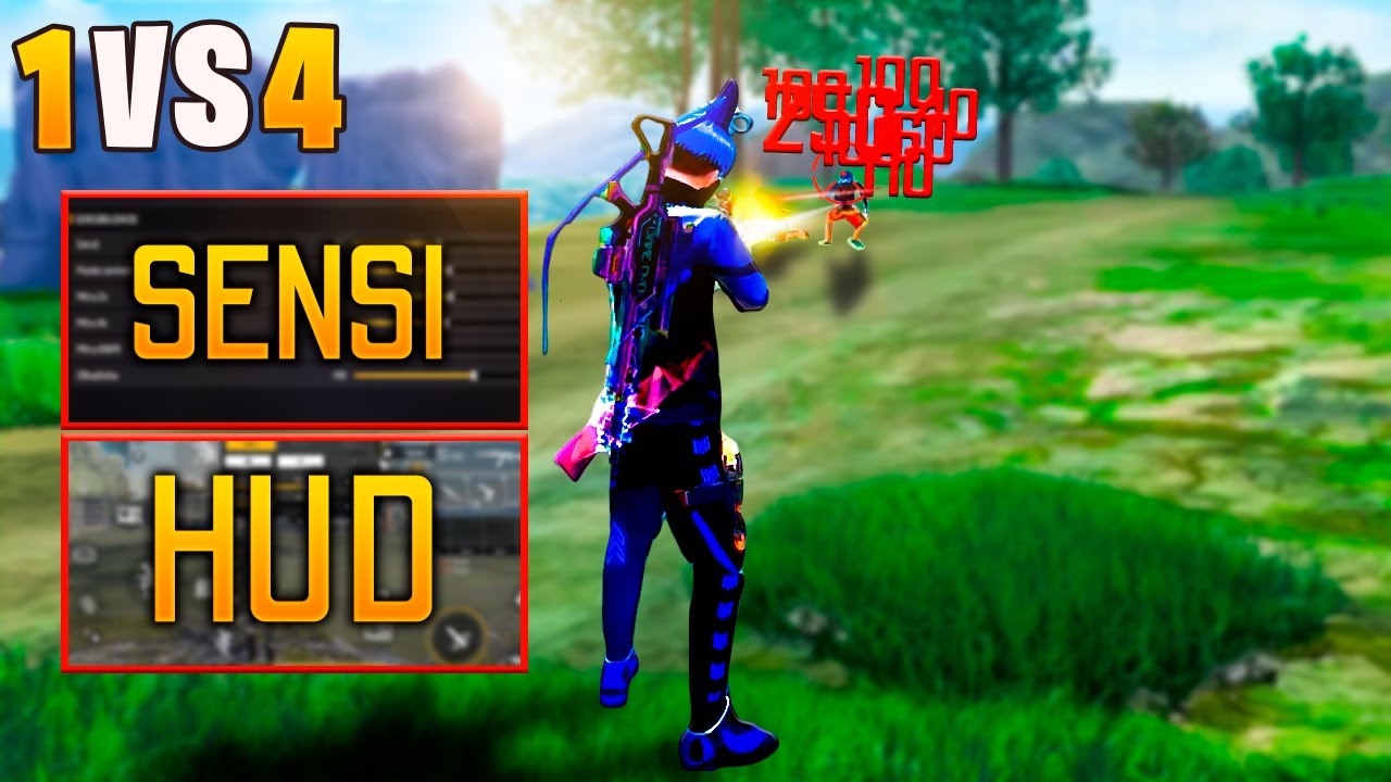 REVELEI AS NOVAS CONFIGURAÇÕES QUE EU USO PARA AMASSAR SOLO VS SQUAD!! FREE FIRE MOBILE