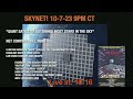 Skynet 10723 giant satellite outshines most stars in the sky 9pm ct