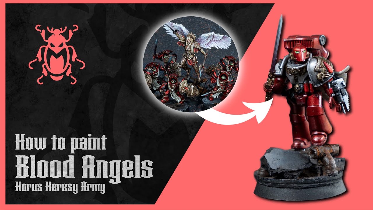 How to paint Blood Angels armor? YouTube