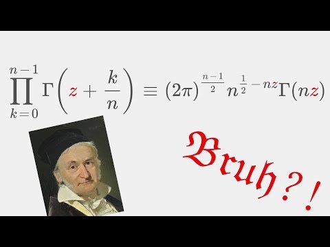 Gauss' Multiplication Formula