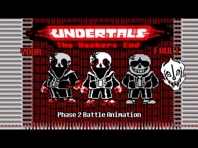 VHS Sans - Phase 2 [Fight] [WIP] - Better Start Running #undertale #vhssans  