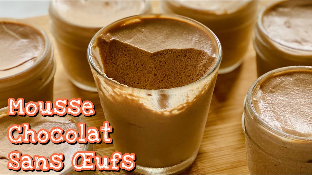 MOUSSE AU CHOCOLAT SANS ŒUFS ULTRA LÉGÈRE🍫 Recette facile, rapide et inratable! Deli Cuisine