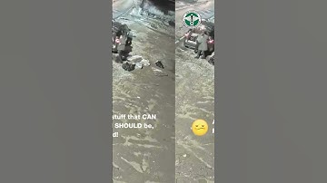 Dumping cardboard and food waste - THE WORST. 🥴