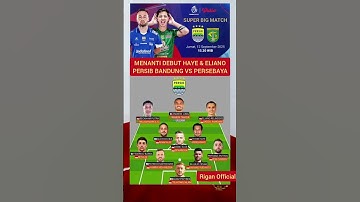 PERSIB VS PERSEBAYA!!! Debut Thom Haye & Eliano Reijnders bersama Persib Bandung.