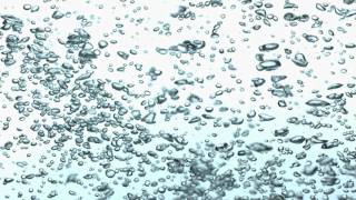 Футаж с пузыриками в воде