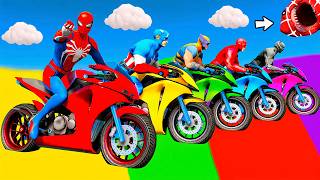 الرجل العنكبوت انقاذ باتمان Spider-Man Rescue batman vs iron man vs venom funny Game GTA 5 superhero