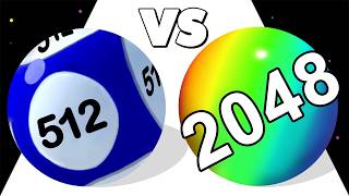 CALCULATE BALLs /vs ROLLING DOUBLES ∞ ASMR Gameplay Android iOS ✦ Ball Run 2048 • Number Math Games screenshot 4