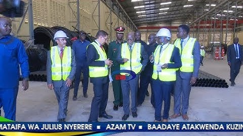 LIVE  - RAIS MAGUFULI ANAZINDUA  KIWANDA CHA KUTENGENEZA MABOMBA YA PLASTIKI