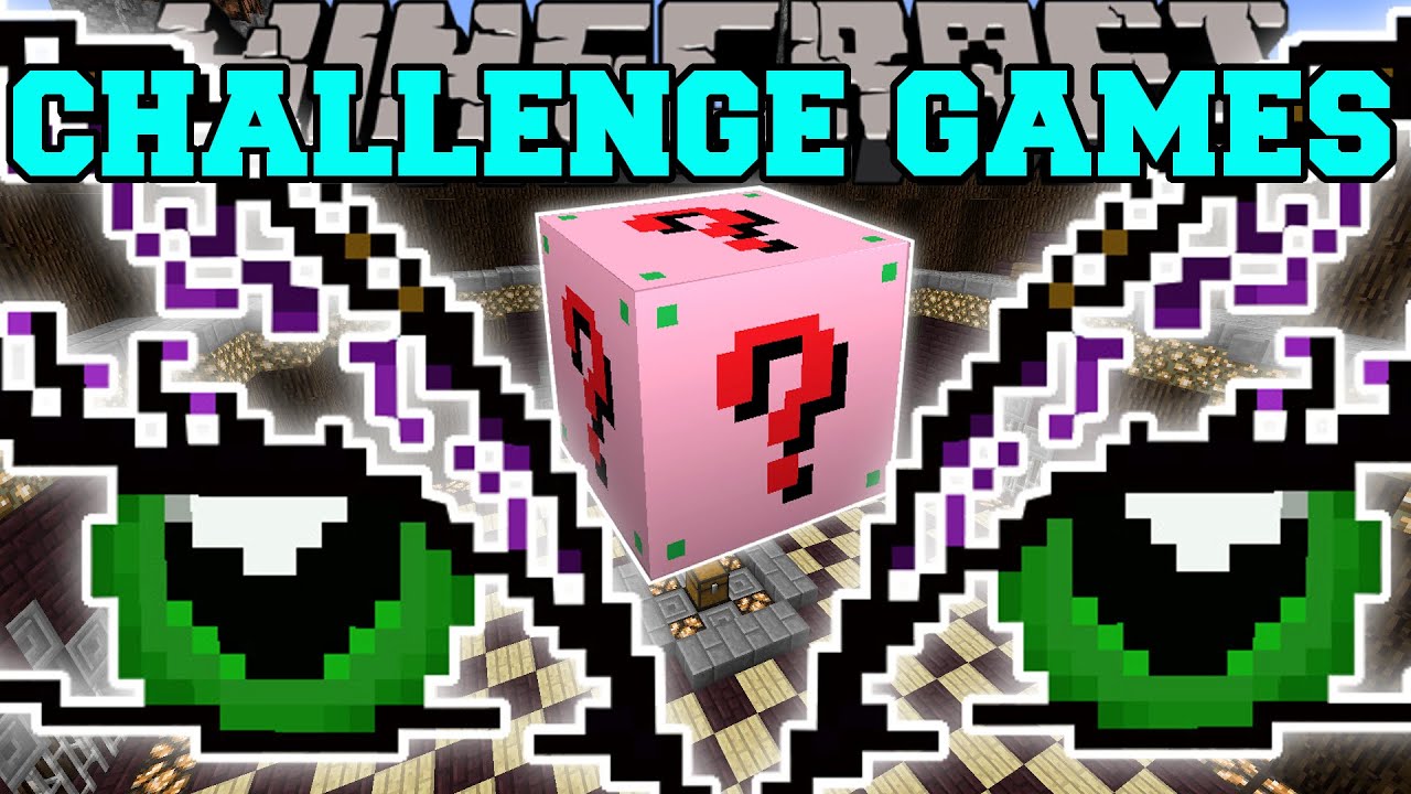 Minecraft: GAMINGWITHJEN SUPER LUCKY BLOCK CHALLENGE GAMES - Lucky Block Mod  - Modded Mini-Game 