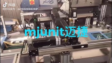 mjunit belt drive linear rail actuator xy axis gantry automatic box forming machine