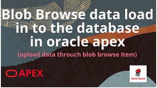 How to Data load into the database by Prowse File Item | Browse File data load into the database