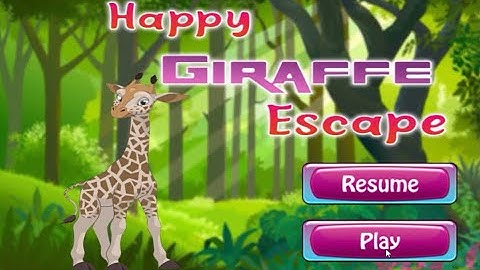 G4K Happy Giraffe Escape walkthrough Games4King.