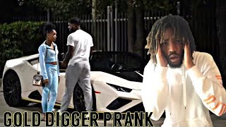 Gold Digger prank pt. 3… she did this to him 😳