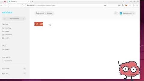 Extending the Admin UI - Custom Input Form