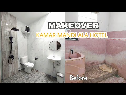 MAKEOVER KAMAR MANDI ALA HOTEL UK 1,6x2 m | DENGAN RINCIAN BIAYA LENGKAP