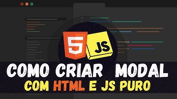 Criando um modal com html e javascript(puro)