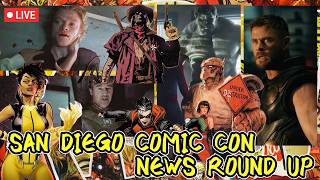 SAN DIEGO COMIC CON NEWS ROUND UP! | Next Issue Podcast LIVE!  📱