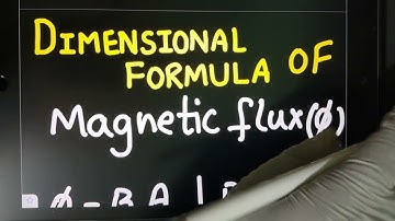 trick to find dimensional formula of Magnetic Flux  #physicsformulas #dimensionalformulas 🥳🇮🇳❤️😄