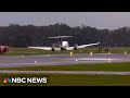 Watch: Small plane makes &#39;textbook wheels-up landing&#39;