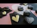 Black cocoa cookies Seriaミックス粉でハートクッキー♡