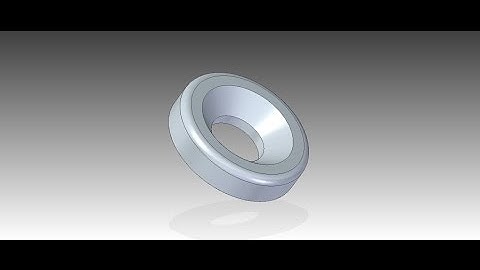 Easy way to create Washer Special for Screw Jack using Solid Edge ST7 software