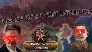 Trotsky Winning Russian Civil War in HOI4 No Step Back!