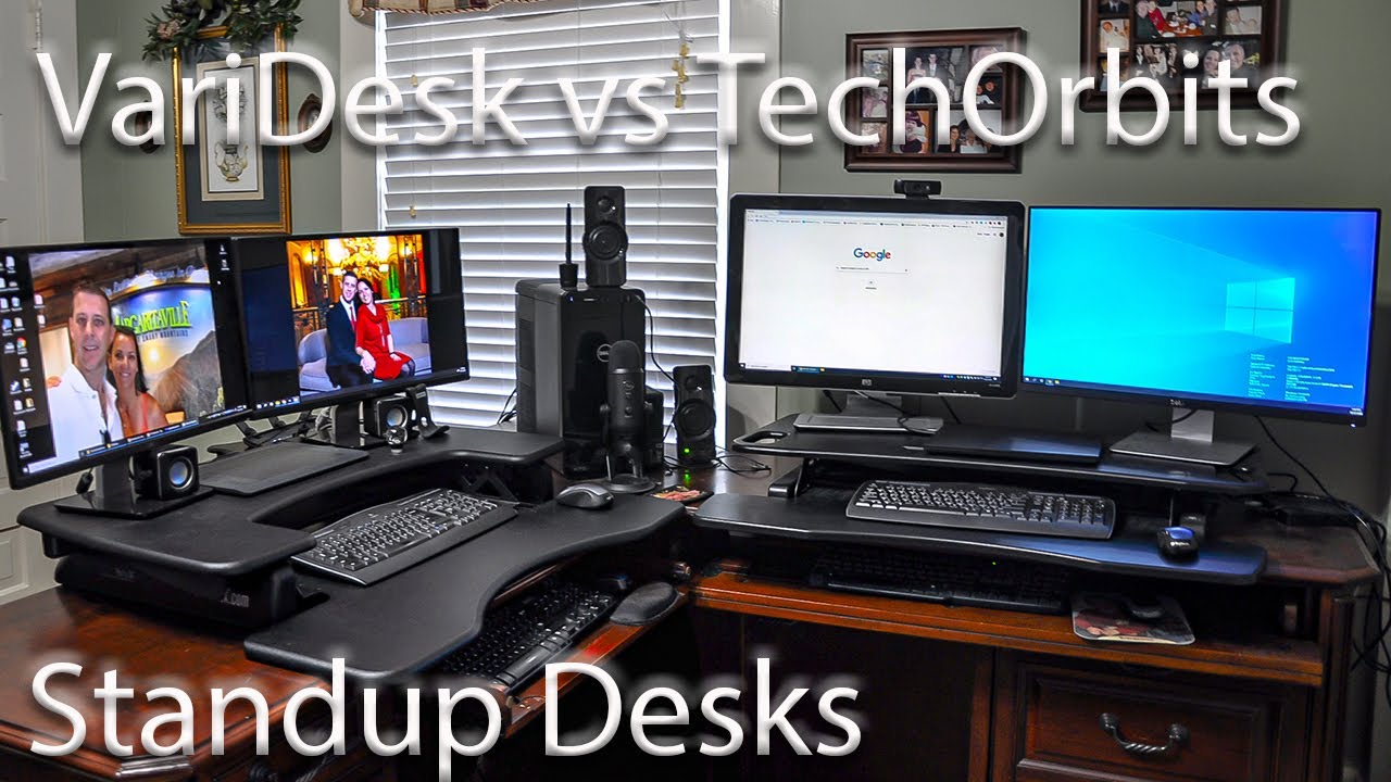 Varidesk Vs TechOrbits Standup Desk Review YouTube