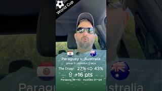 Sharp Money Just Moved Paraguay vs Australia to a DRAW | World Cup 2026